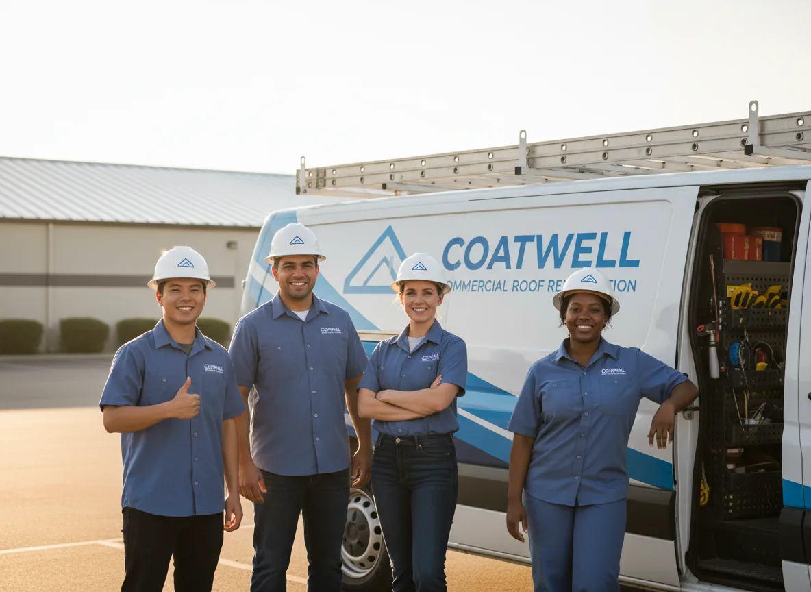 Commercial roof coating company in Coaldale, PA
